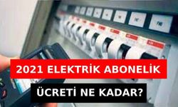 2021 Elektrik Abonelik Ücreti Ne Kadar?